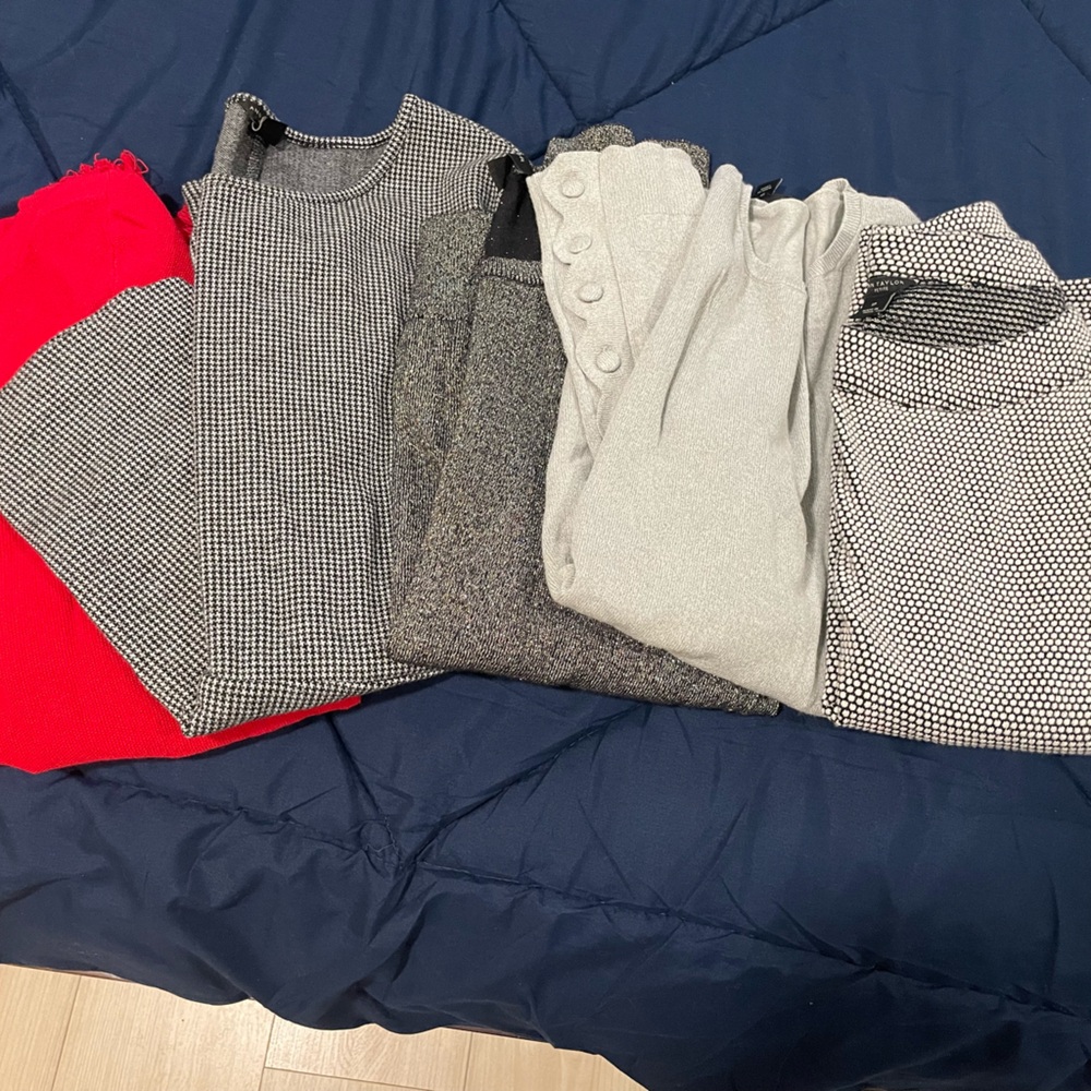 Winter Ann Taylor SP tops. Business casual.